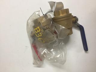(2) Brass Ball Valves.