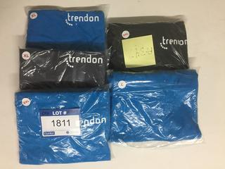 (5) T-Shirts (2)2XL, (2)XL, (1)L.