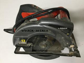 Black & Decker 7-1/4" Circular Saw.