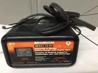 Motomaster 6/12V Battery Charger With Engine Start.