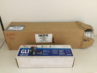 GL1 Electromechanical Gate Lock & 6" x 18" Exhaust Flex Pipe.