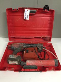 Hilti HDE 500-A18 Cordless Epoxy Dispenser With Battery & Charger.