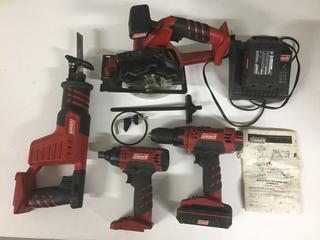 Coleman 20V 4-pc Cordless Combo Kit.