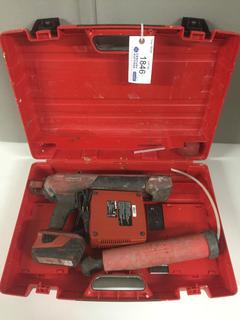 Hilti HDE 500-A18 Cordless Epoxy Dispenser With Battery & Charger.