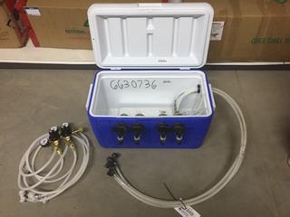 Homemade Cooler With Taps.