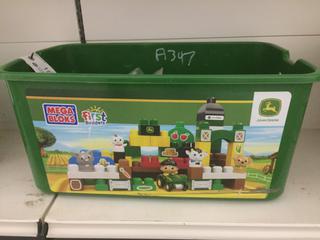 Bin Containing Emerald Rope Lights.