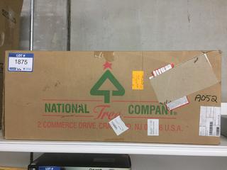 9' Prelit Pine Garland.