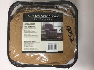 Stretch Sensations Recliner Slipcover, Camel.