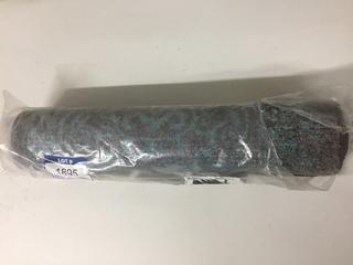 24" x 72" Grey/Blue Rug.