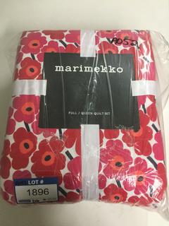 Merimekko Full/Queen Quilt Set.