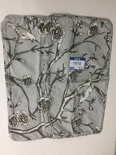 (2) Grey Cushion Covers, 26" x 13".