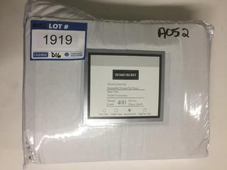 Home Secret White Queen Size Duvet Cover.