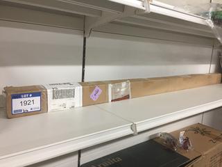 White Pleated Shade, 60" x 48".