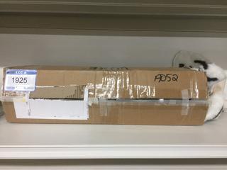 4-1/4' x 5' Denton Zebra Print Faux Fur Rug.