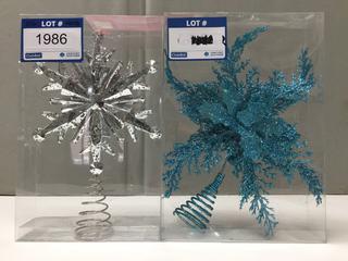 (2) 13" Tree Toppers.