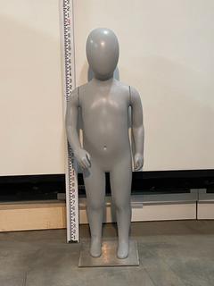 34" PVC Mannequin c/w Stand (Toddler).