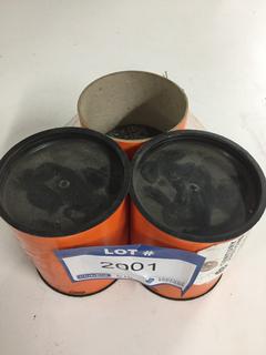 3 Walter 3 x 1/8 x 3/4" Die Grinder Discs, (1) Opened (2) Unopened.