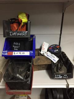 Misc. Wire Wheels, Grinding Discs & Flapper Wheels, (1) Mesh Safety Vest.