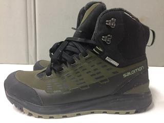 Salomon Boots, Size 11-1/2. * Note - Outdoor Sports Store retail return