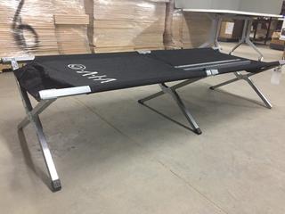 Folding Cot. * Note - Outdoor Sports Store retail return