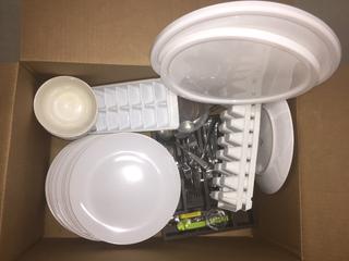 Dishes, Cutlery, Ice Cube Trays, Etc.