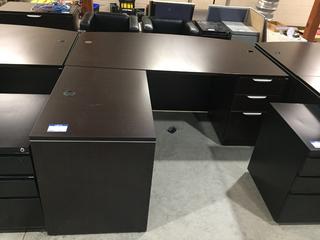 "L" Shaped Office Desk , 71x77".