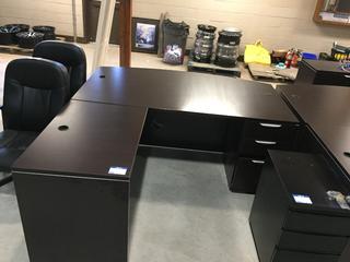 "L" Shaped Office Desk , 71x77".
