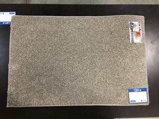 Stainproof Rug, Burnt Leaf, 17x26".