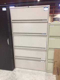 Large (5) Drawer Filing Cabinet.