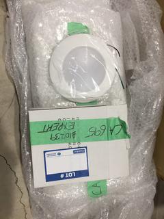 Piece of Quart Counter Top, Toilet Tank Lid & Pot Light.