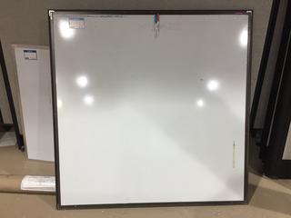 White Board, 49 1/2" x 49 1/2".