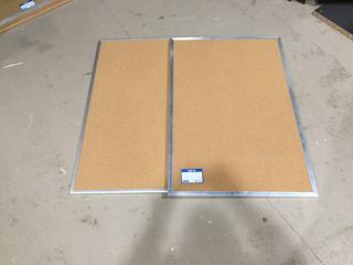 (2) Cork Boards.