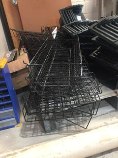 Quantity of Metal Shelving, (2) Metal Basket Shelves.