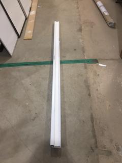 White Cellular Shade 88 1/4" x 59 1/4".