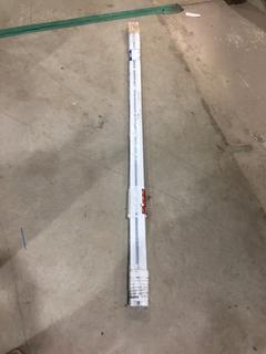 Cordless Aluminum Blind, 58 1/4" x 30".