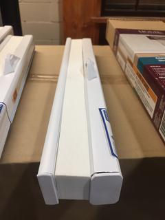 White Cellular Shade, 20 1/4" x 59 1/4".