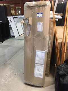 (2) Light Beige Doors, ~57 x 16".