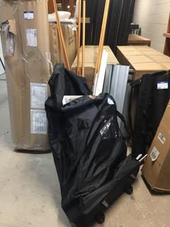 Quantity of Wood & Metal Display Stand Parts.