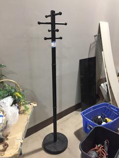 Black Coat Rack, ~ 67" Tall.