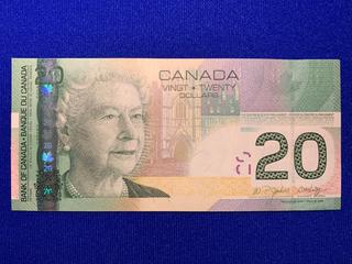 2004 Canada Twenty Dollar Bank Note S/N ARB5881226.