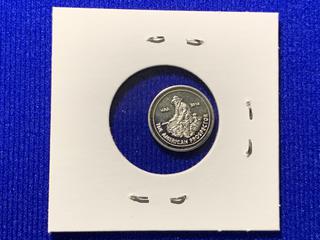 2012 USA One Gram .999 Fine Silver Coin, "The American Prospector".