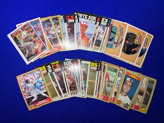 Assorted O-Pee-Chee Baseball Trading Cards.