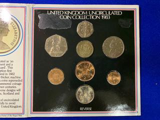 1983 UK Specimen Coin Set.