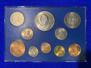 Coinage of Great Britain Specimen Coin Set.