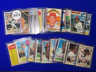 Assorted Baseball Trading Cards.