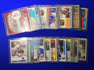 Assorted Hockey Trading Cards.