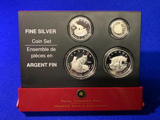 2005 Canada .9999 Fine Silver Coin Set, "Bobcats".