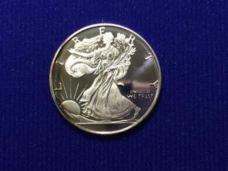 Golden State Mint 1/4 Troy Ounce .999 Fine Silver Coin, "Liberty".