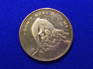 United States Presston Mint NYC One AVDP Ounce .999 Fine Copper Coin, "Don't Mess With Me".