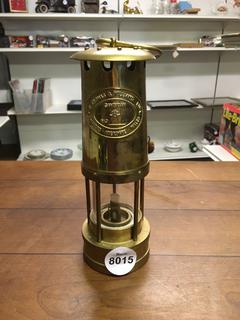Thomas and Williams Brass Miners Lamp No 129353.
